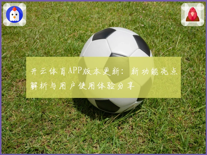 开云体育APP版本更新：新功能亮点解析与用户使用体验分享